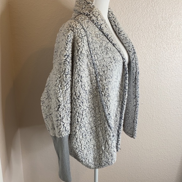 Express grey teddy fleece jacket size XS - Picture 3 of 8